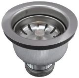 Keeney 1434SS Fixed Post Strainer with Power Ball Closure, Stainless Steel