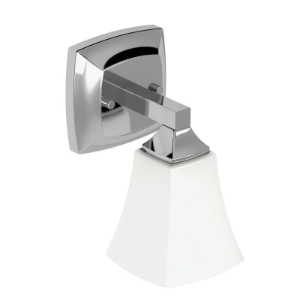 Moen® YB5161CH Reversible 1-Globe Bath Light, Voss™, 110 VAC, Chrome