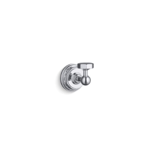 Kohler® 13113-CP Robe Hook, Pinstripe®, 1 Hook, 2-11/16 in OAD x 2-1/2 in OAH, Metal, Polished Chrome