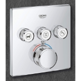 GROHE 29142000 Thermostatic Trim, 9.5 gpm Valve, StarLight® Polished Chrome