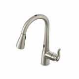 Moen® 7594ESRS Arbor™ Pulldown Kitchen Faucet, 1.5 gpm Flow Rate, Spot Resist™ Stainless, 1 Handle, 1 or 3 Faucet Holes, Traditional