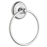 Moen® 5386CH Towel Ring, Yorkshire®, 5-7/8 in Ring, 1-3/4 in OAD x 7.19 in OAH, Zinc Alloy, Chrome