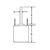 Azure® by Mars® 10404 100 Condenser Fan Motor, Totally Enclosed Air Over Enclosure, 1/4 hp, 208 to 230 VAC, 60 Hz, 1 ph, 48 Frame, 825 rpm Speed, All Angle Mount