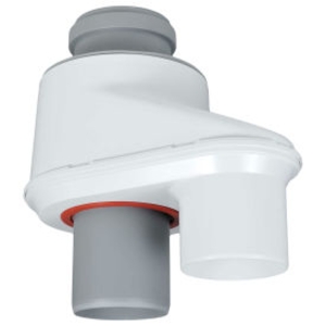 Centrotherm Eco Systems Centrotherm InnoFlue Twin Pipe to Concentric Adapter - 3 in./5 in. Dia