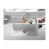 DELTA® GR250-CZ Glass Rinser, 2-1/2 in THK Max Deck, 2-1/2 in L Spout, 1-1/8 in H Spout, 1.2 gpm at 60 psi, Metal, Champagne Bronze