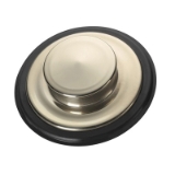 Insinkerator® 74278D Sink Stopper, Brushed Stainless Steel