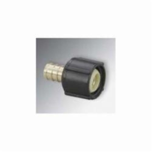 Viega 46024 PureFlow® Adapter with Brass Nut, 3/8 x 1/2 in, PEX Crimp™ x Lav, Brass
