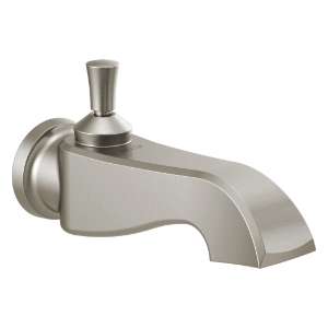 DELTA® RP100196SS Dorval™ Pullup Diverter Tub Spout, 1/2 in IPS, Brilliance® Stainless Steel