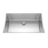 Kindred BSU1831-9N Brookmore Undermount Sink, 18 Gauge, Stainless Steel, Single Bowl, 30.6" L x 18.2" W