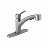 DELTA® 4140-ARTP-DST Kitchen Faucet, Collins™, 1.8 gpm Flow Rate, Swivel Spout, Arctic™ Stainless, 1 Handle, 1/3 Faucet Holes