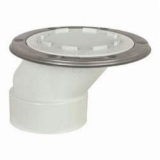 Sioux Chief FullFlush™ 889-POTM Knockout Offset Closet Flange with Stainless Steel Swivel Ring, PVC