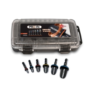 PRO-Fit™ 87011 Precision Swaging Kit With (6) 1/4 to 7/8 in Bits