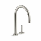 KALLISTA® P25200-00-AG One™ 1.8 GPM Single Hole Pull Down Kitchen Faucet Single Handle, Brushed Nickel