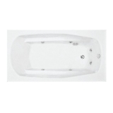 Mansfield® 72 x 36 Left Hand Drain Whirlpool Tub with Skirt, White