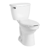 Mansfield® 3816 WH Tank and Cover Only With Trip Lever, Cascade®, 1.28 gpf, 3 in Flush, White