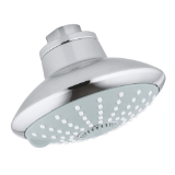 GROHE 27247001 Euphoria® 110 Massage Shower Head, 2.5 gpm, 3 Sprays, 4-5/8 in Head, StarLight® Polished Chrome