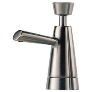Brizo® RP42878-SS Venuto® Soap/Lotion Dispenser, Stainless Steel, 13 oz Capacity, Deck Mount, Brass