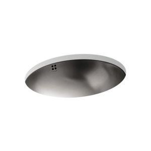 Kohler® 2609-SU-NA Bachata® 20 in Oval Drop-In/Undermount Bathroom Sink, Satin