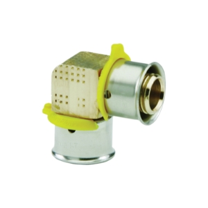 Viega 93560 PureFlow® 90 deg Elbow, 1 in, Press, Bronze