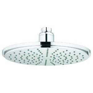 GROHE 28.373000 Rainshower Shower Head with Ball Joint, Cosmopolitan 210, 2.5 gpm Maximum, 1 Spray, Polished Chrome