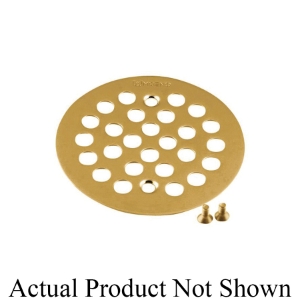 Moen® 101664BG Tub/Shower Drain Cover, Kingsley®, 8-3/4 in L x 4-1/4 in W, 4-1/4 in Dia, Brass, Brushed Gold