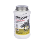 Hercules® Pro Dope® 15420 Thread Sealant, 0.5 pt Screw Cap Can with Brush, Gray