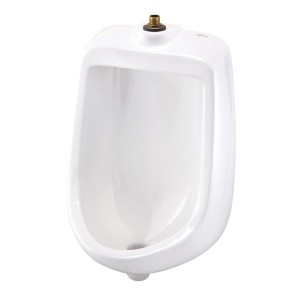 Gerber® GHE27720 Washout Spud Urinal, North Point™, 0.5 gpf Flush Rate, Top Spud, Wall Mount, White