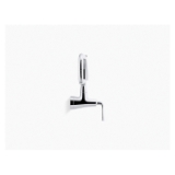 Kohler® 22066-CP Graze® Pot Filler Faucet, 3.2 gpm Flow Rate, Swing Spout, Polished Chrome, 1 Handle