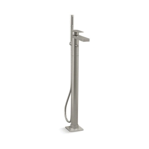 Kohler® T23492-4-BN Parallel® Freestanding Bath Filler Trim, 10 gpm Flow Rate, Vibrant® Brushed Nickel, 1 Handle