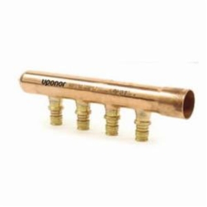 Uponor ProPEX® LF2801050 Type L Branch Manifold, 1 in Nominal, Brass/Copper