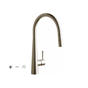 Elkay® LKHA1031NK Kitchen Faucet, Harmony™, 1.75 gpm Flow Rate, Brushed Nickel, 1 Handle, 1 Faucet Hole, Traditional