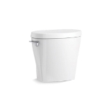 Kohler® 20204-0 Betello® Toilet Tank with ContinuousClean Technology, 1.28 gpf, Left Hand Trip Lever Flush, White