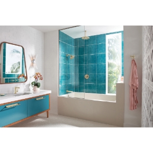 Brizo® 87498-PN Levoir™ Showerhead, 1.75 gpm Min, 4 Sprays, 6-7/8 in Dia Head, Polished Nickel