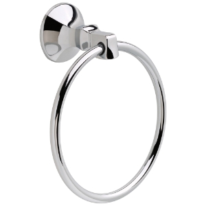 DELTA® 76446 Ashlyn® Towel Ring, 6-3/8 in Ring, 2-3/4 in OAD x 7-19/32 in OAH, Chrome