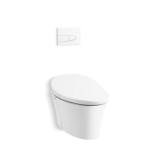 Kohler® 76395-0 1-Piece Intelligent Toilet with Integrated Cleansing Functionality, Veil®, Elongated Bowl, 0.8/1.6 gpf, White