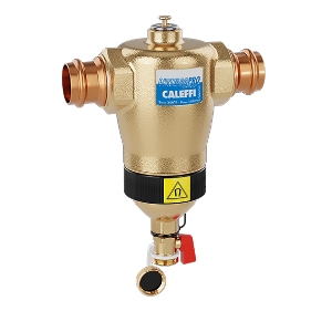Caleffi DIRTMAG® 546308A 54623 Dirt Separator With Magnet, 1-1/2 in Nominal, FNPT Connection, 150 psi Working, 32 to 250 deg F, Brass