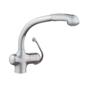 GROHE 33759SD0 Sink Mixer, Ladylux Cafe, 1.75 gpm Flow Rate, 360 deg Swivel Spout, Brushed Stainless Steel, 1 Handle