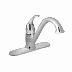 Moen® 7825 Camerist® Kitchen Faucet, 1.5 gpm, Low-Arc Spout, Chrome, 1 Handle