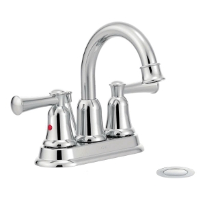 CFG 41217 Capstone® Lavatory Faucet, Polished Chrome, 2 Handles, 50/50 Pop-Up Drain, 1.2 gpm Flow Rate