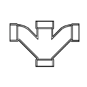 Lasco® D507-030, 3 in nominal, Hub end style, SCH 40/STD, PVC