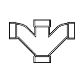 Lasco® D507-030, 3 in nominal, Hub end style, SCH 40/STD, PVC