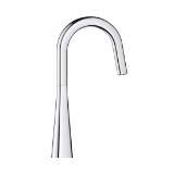 GROHE 32283003 Ladylux® Pull-Down Kitchen Faucet, 1.75 gpm, Polished Chrome, 1 Handle, 1 Faucet Hole, Residential