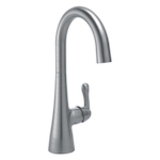 DELTA® 1953LF-AR Bar/Prep Faucet, Addison®, Arctic™ Stainless, 1 Handle, 1.5 gpm