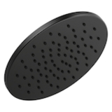 DELTA® 52158-BL Universal 1-Setting Raincan Shower Head, 1.75 gpm Max Flow, 1 Spray, Matte Black