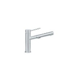 Blanco 441486 Compact Kitchen Faucet, Alta™, 2.2 gpm Flow Rate, 120 deg Swivel Spout, Satin Nickel, 1 Handle, 1 Faucet Hole