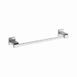 DELTA® 77518 Arzo® Towel Bar, 18 in L Bar, 3-1/2 in OAD x 2-1/8 in OAH, Brass, Chrome