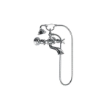 Moen® S22105 Wall Mount Tub Filler Faucet, Weymouth™, 2 gpm, 8 in Center, Chrome, 2 Handles