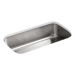 Kohler® 3183-NA Undertone® 31-1/2 in Undermount Single-Bowl Kitchen Sink, Stainless Steel