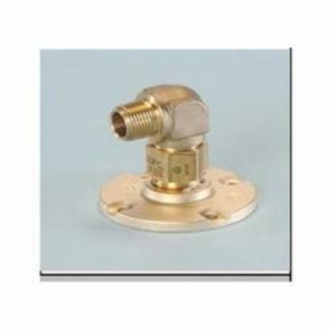 TracPipe® Counterstrike® AutoFlare® 90 deg Flange Fitting, 1/2 in, MNPT x TracPipe® PS-II/CounterStrike®, Yellow Brass, Domestic redirect to product page