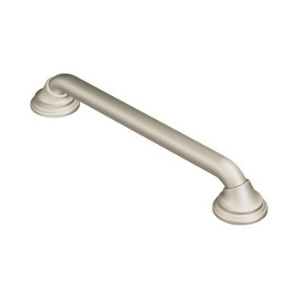 Moen® R8736D3GBN Ultima Designer Grab Bar with Curl Grip, Home Care®, 36 in L x 1-1/4 in Dia, Brushed Nickel, 304 Stainless Steel